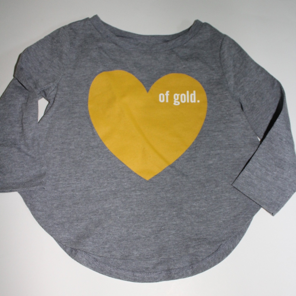 Old Navy heart of gold top